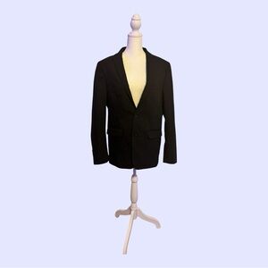 Apt. 9 Premier Flex Extra Slim Fit Blazer Mens 40R Black Two Button Suit Jacket